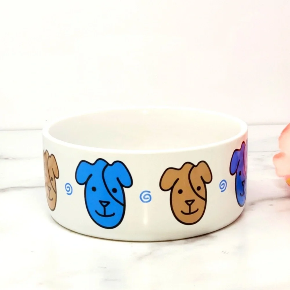 “THOU SHALL NOT ” Ceramic Dog Bowl